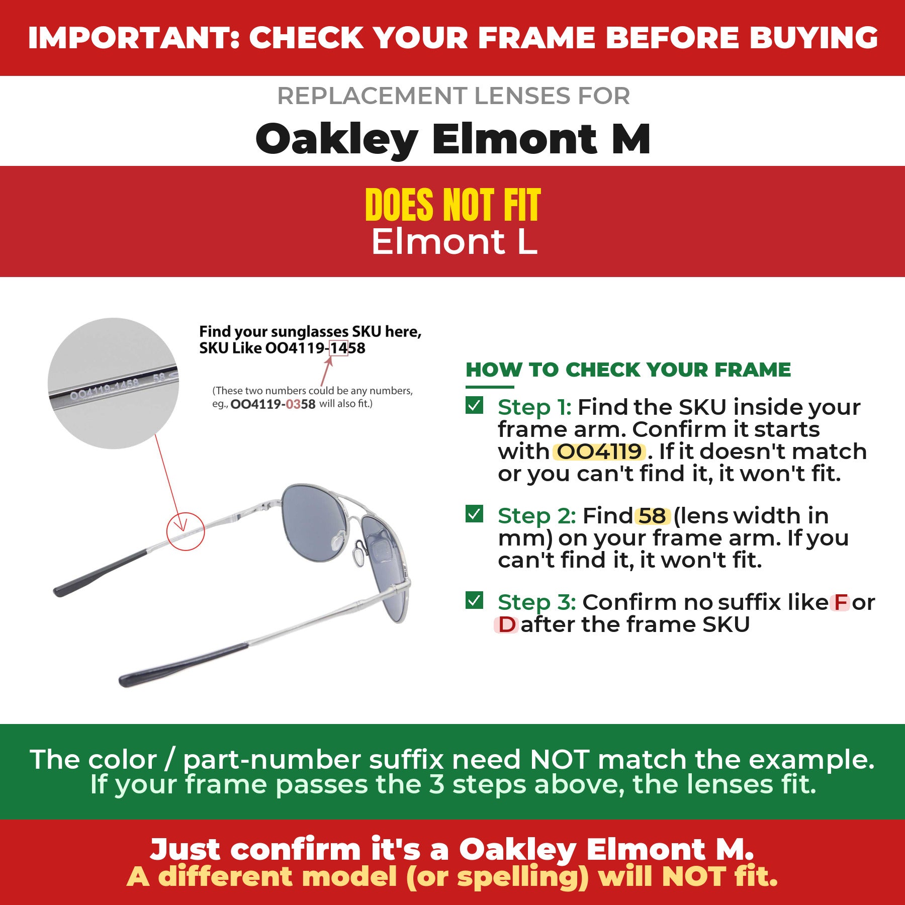 Verify your Oakley Elmont M frame##shared