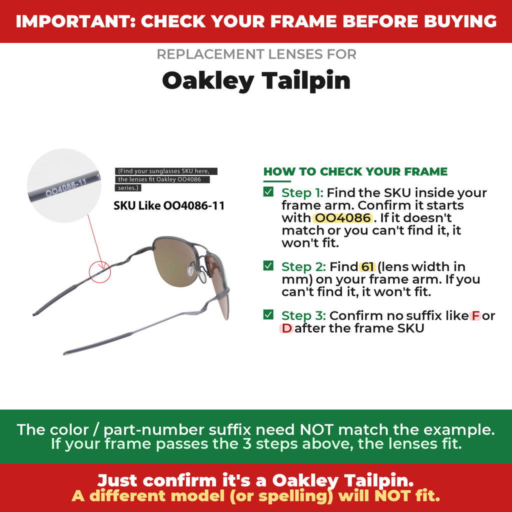 Verify your Oakley Tailpin frame##shared