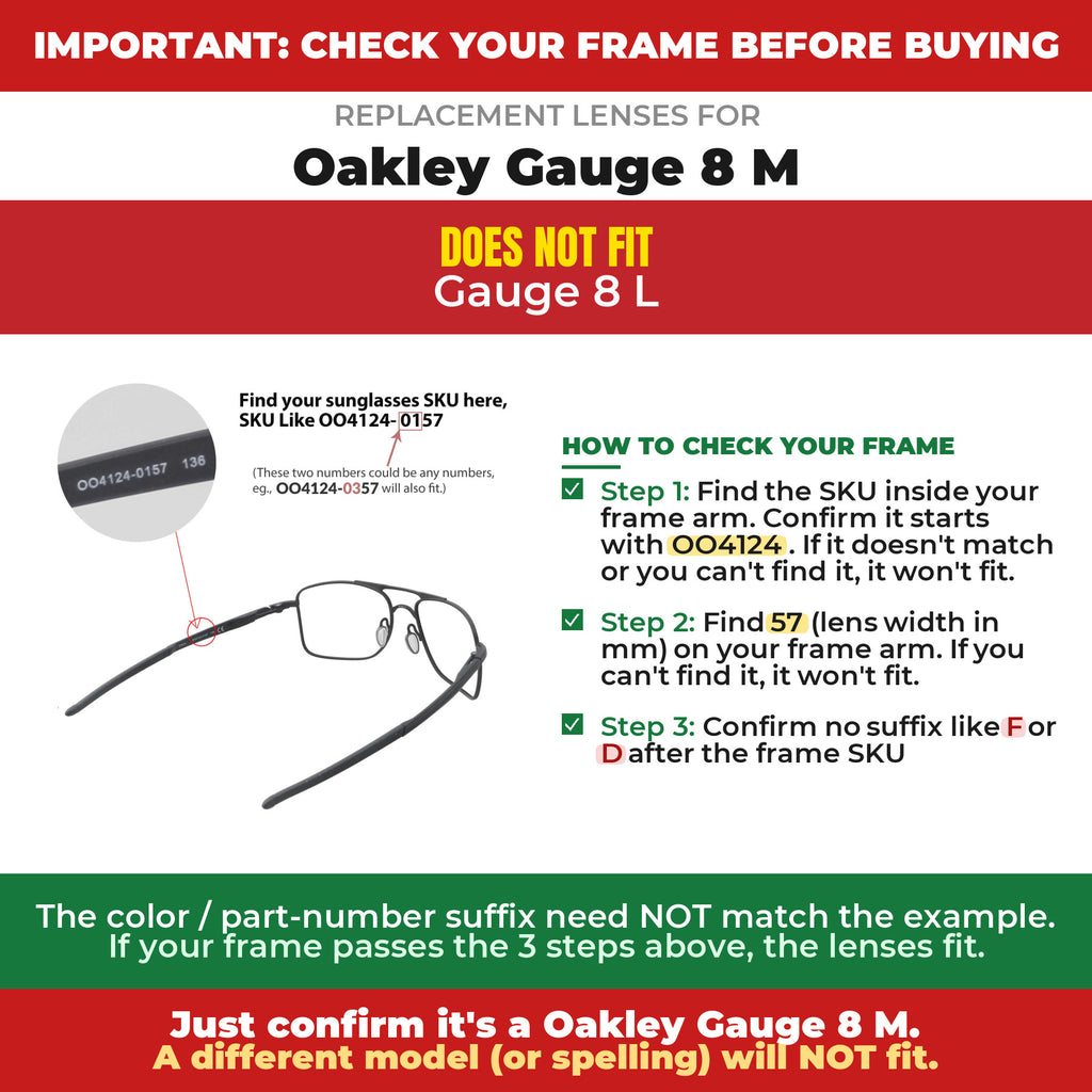 Verify your Oakley Gauge 8 M frame##shared