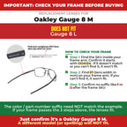 Verify your Oakley Gauge 8 M frame##shared