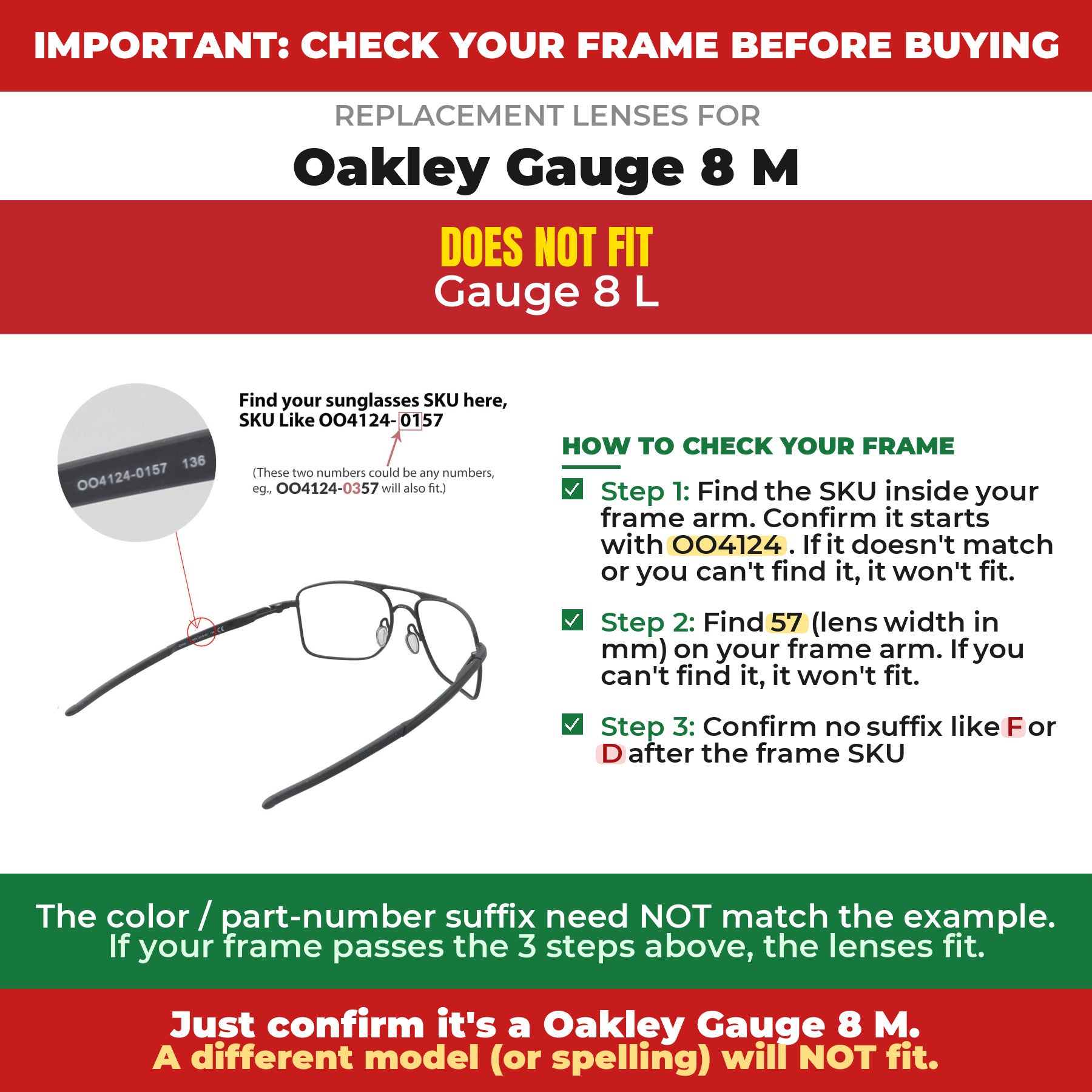 Verify your Oakley Gauge 8 M frame##shared