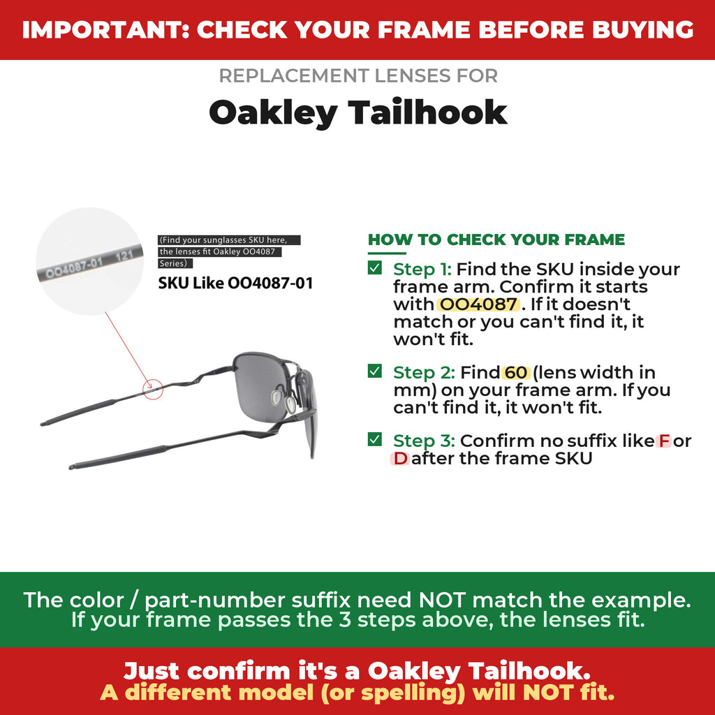 Verify your Oakley Tailhook frame##shared