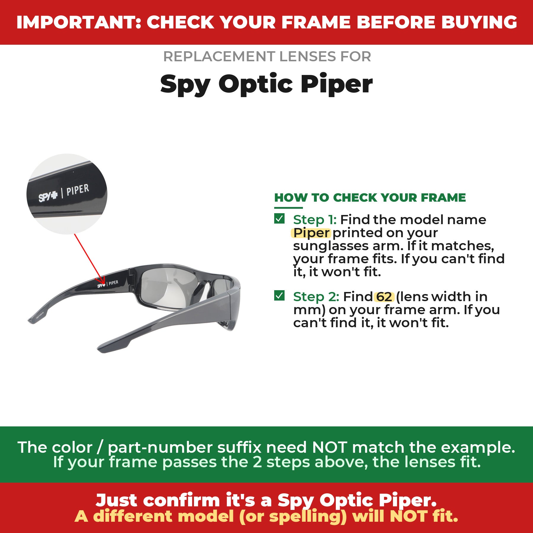 Verify your Spy Optic Piper frame##shared