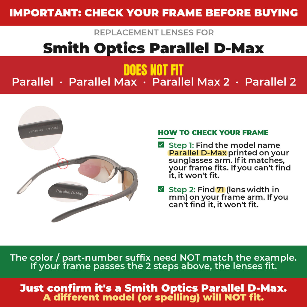 Verify your Smith Optics Parallel D-Max frame##shared