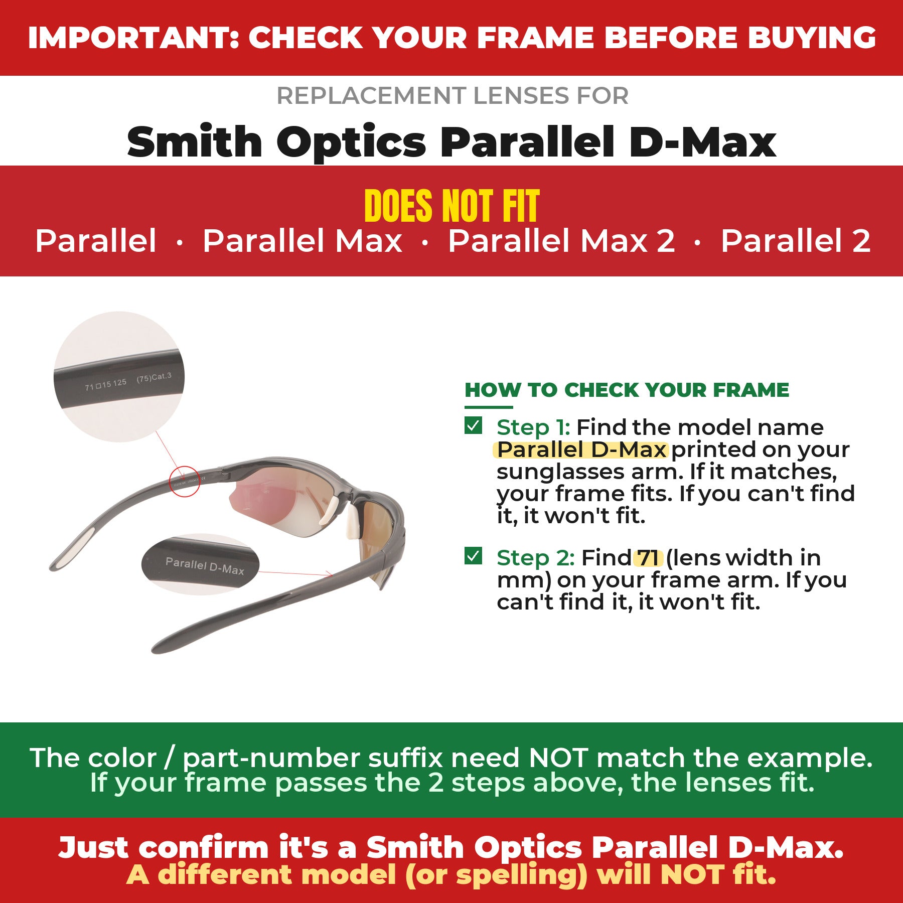 Verify your Smith Optics Parallel D-Max frame##shared