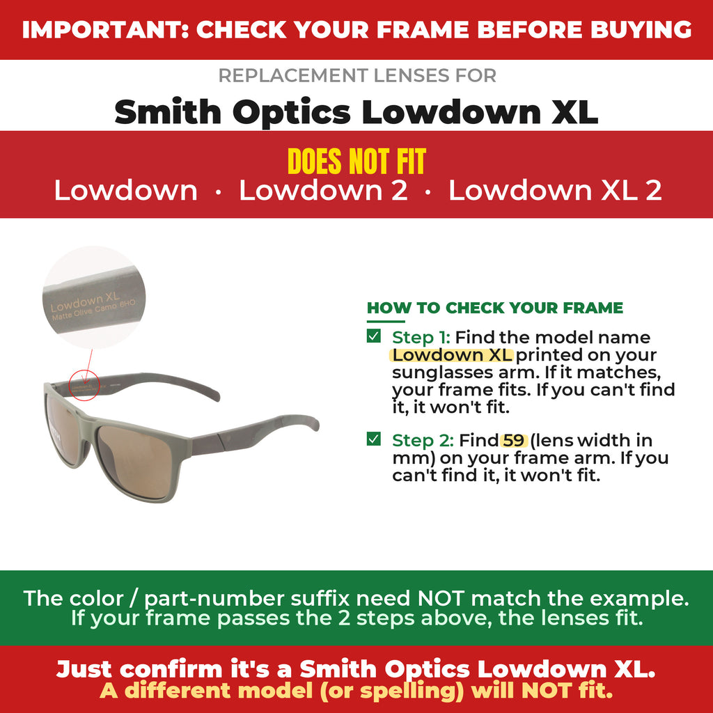 Verify your Smith Optics Lowdown XL frame##shared