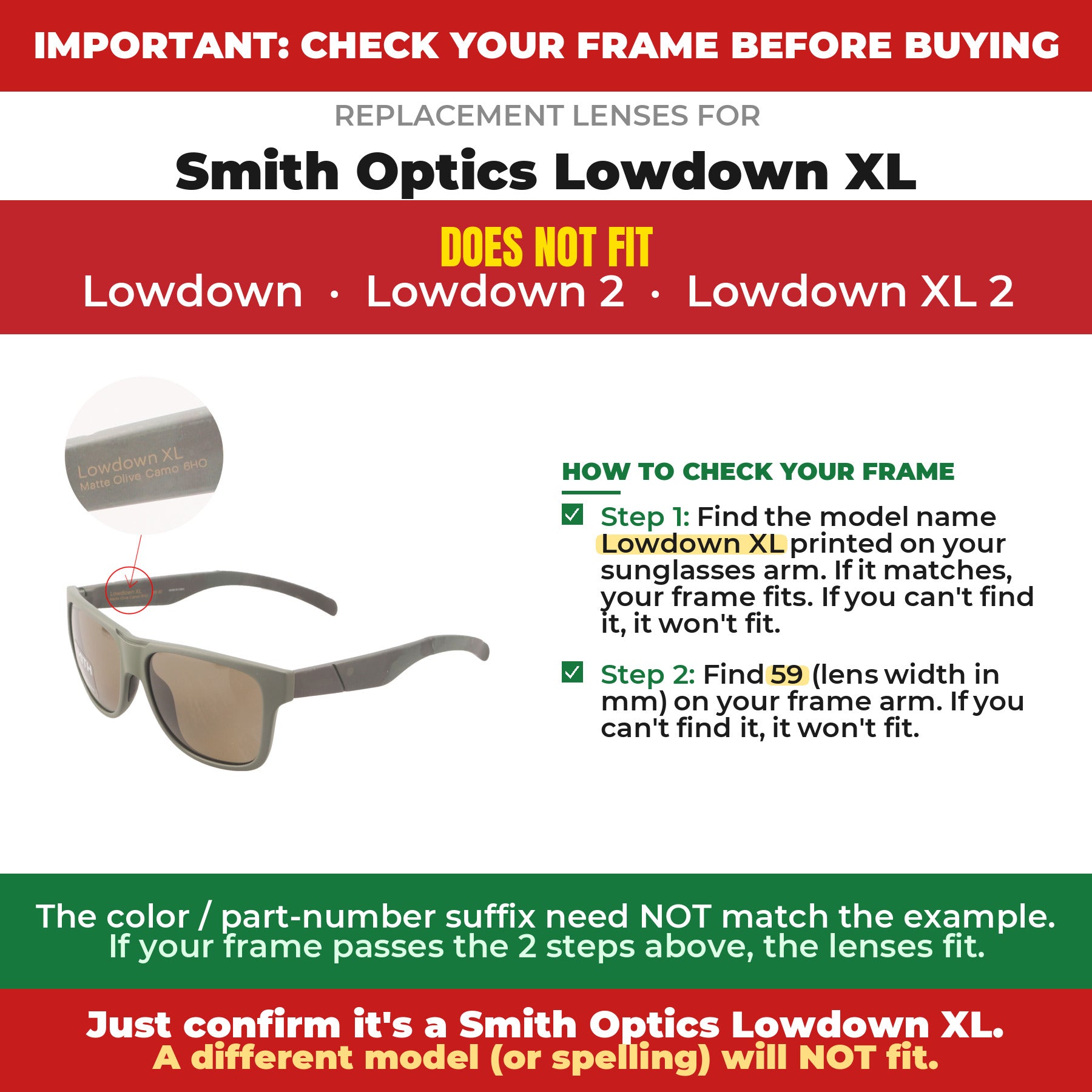 Verify your Smith Optics Lowdown XL frame##shared