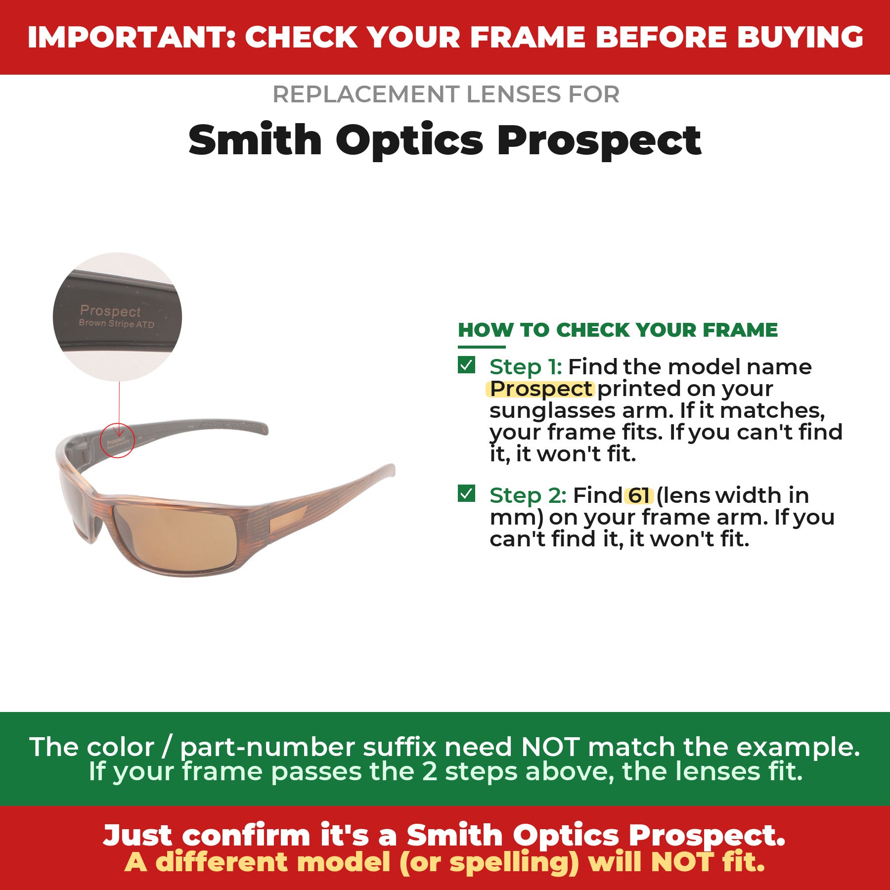 Verify your Smith Optics Prospect frame##shared