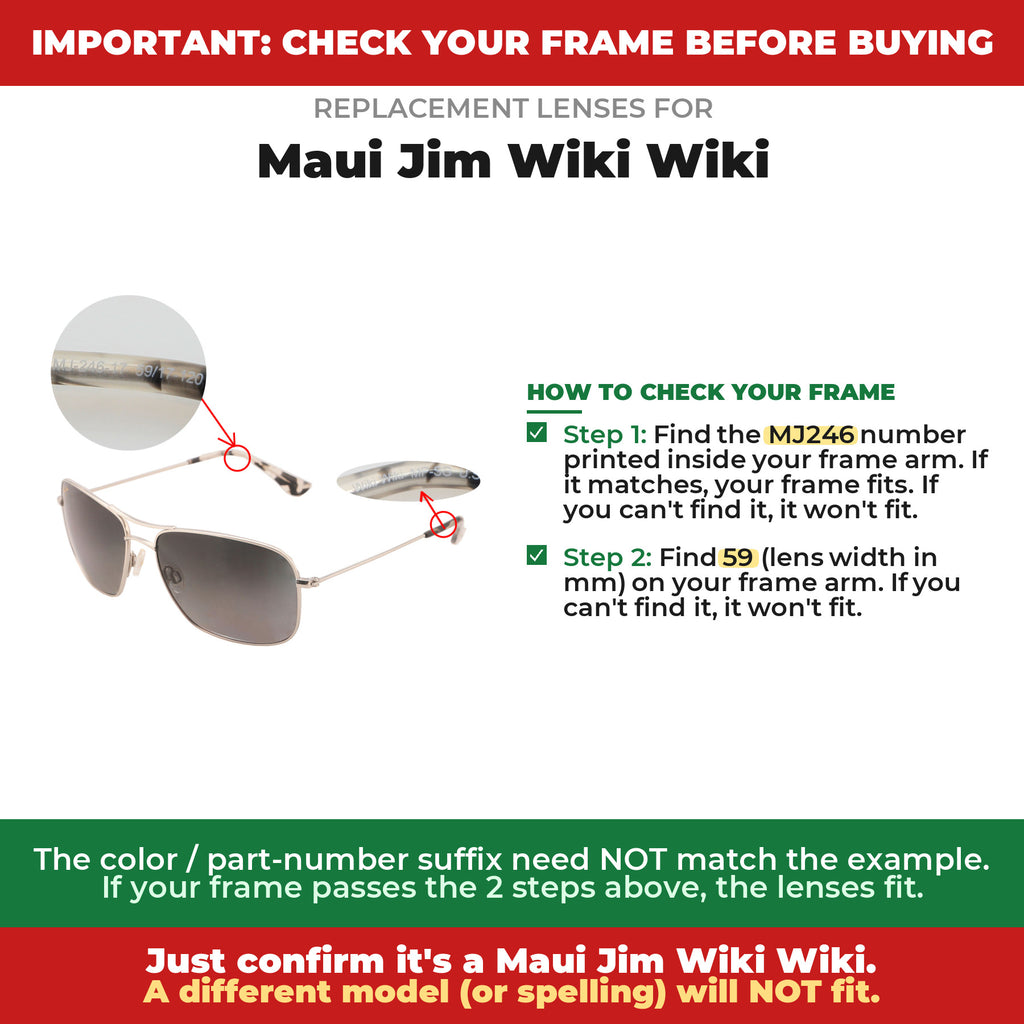 Verify your Maui Jim Wiki Wiki frame##shared