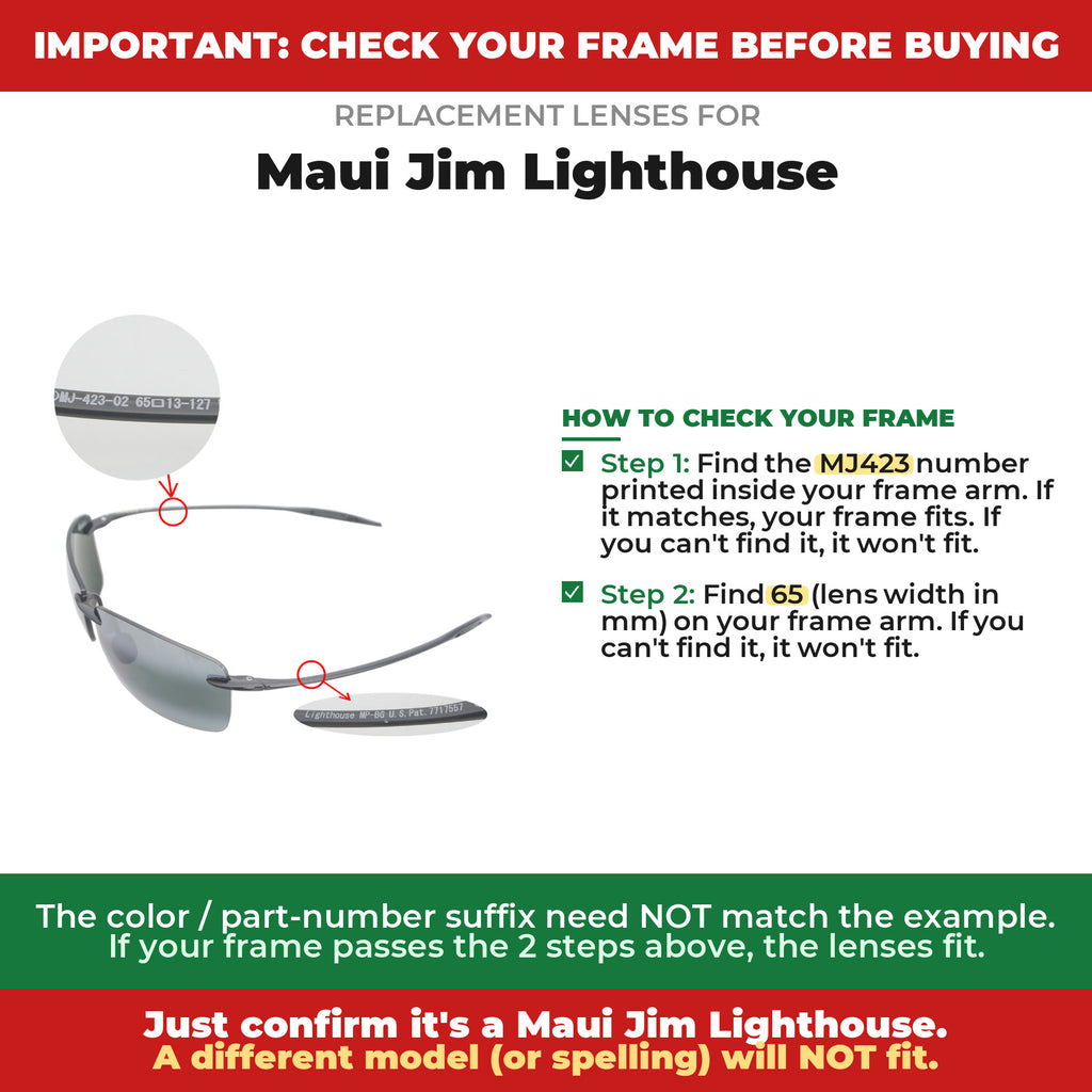 Verify your Maui Jim Lighthouse frame##shared