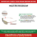 Verify your Maui Jim Breakwall frame##shared