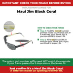 Verify your Maui Jim Black Coral frame##shared