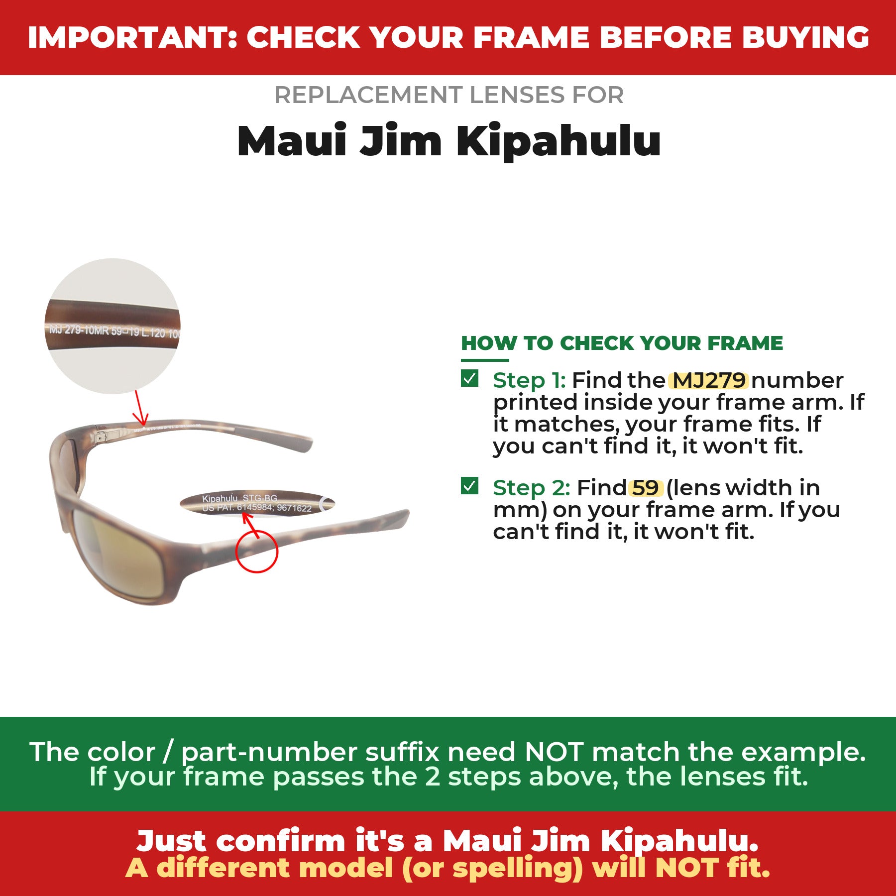 Verify your Maui Jim Kipahulu frame##shared