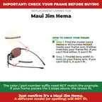 Verify your Maui Jim Hema frame##shared