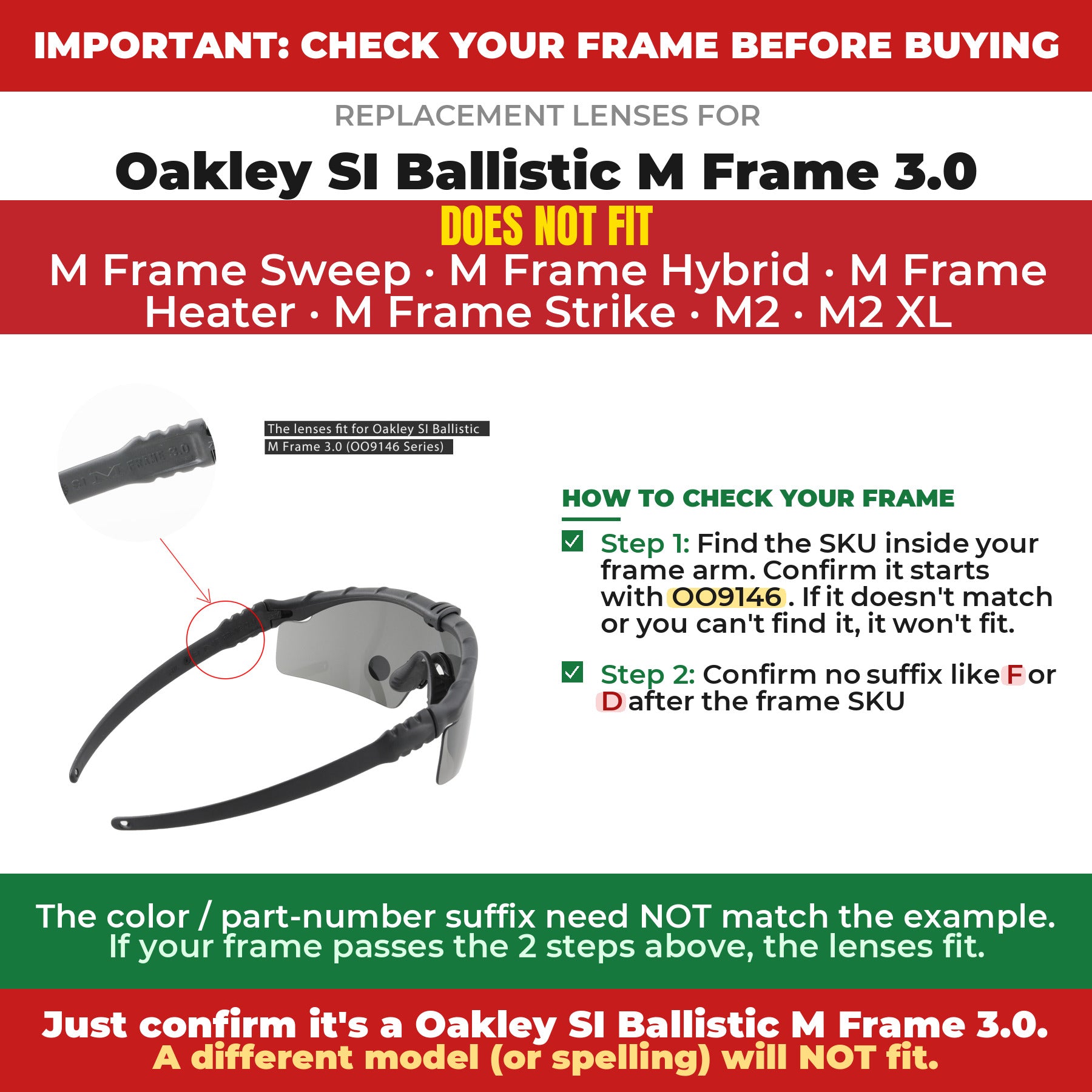 Verify your Oakley SI Ballistic M Frame 3.0 frame##shared
