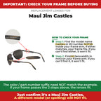 Verify your Maui Jim Castles frame##shared