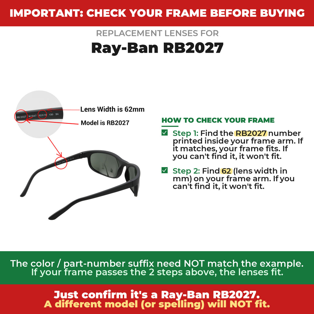 Verify your Ray-Ban RB2027 frame##shared