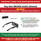 Verify your Ray-Ban RB4165 Justin (54mm) frame##shared