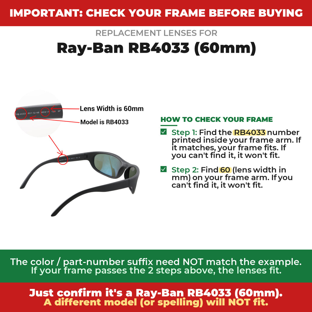 Verify your Ray-Ban RB4033 (60mm) frame##shared