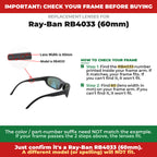 Verify your Ray-Ban RB4033 (60mm) frame##shared