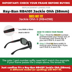 Verify your Ray-Ban RB4101 Jackie Ohh (58mm) frame##shared