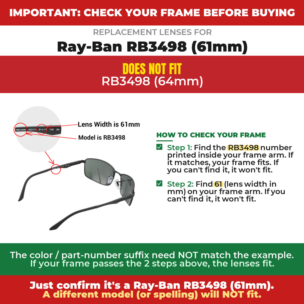 Verify your Ray-Ban RB3498 (61mm) frame##shared
