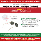Verify your Ray-Ban RB3362 Cockpit (56mm) frame##shared