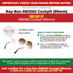 Verify your Ray-Ban RB3362 Cockpit (59mm) frame##shared