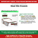 Verify your Maui Jim Cruzem frame##shared