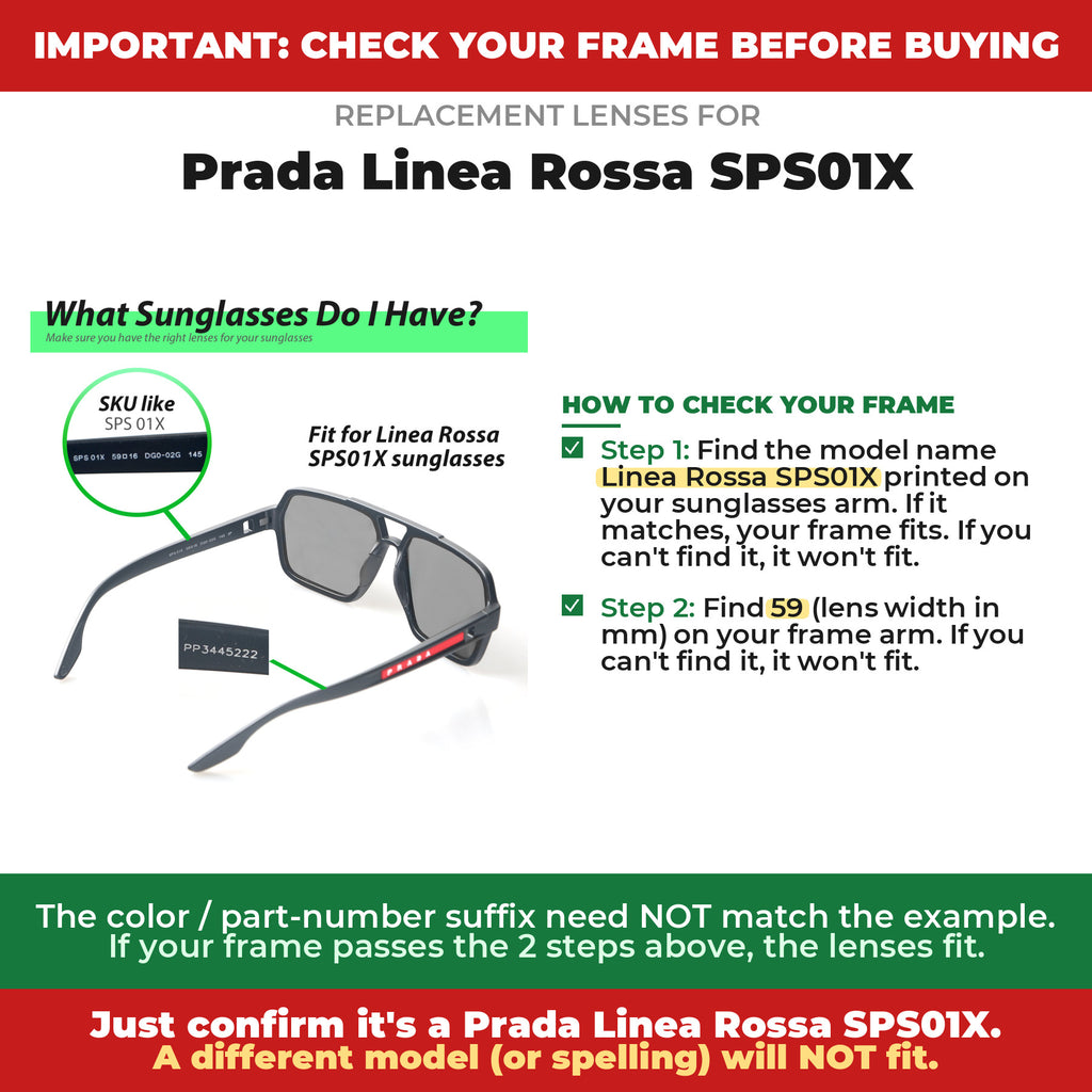 Verify your Prada Linea Rossa SPS01X frame##shared