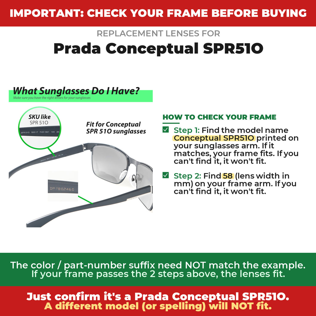 Verify your Prada Conceptual SPR51O frame##shared