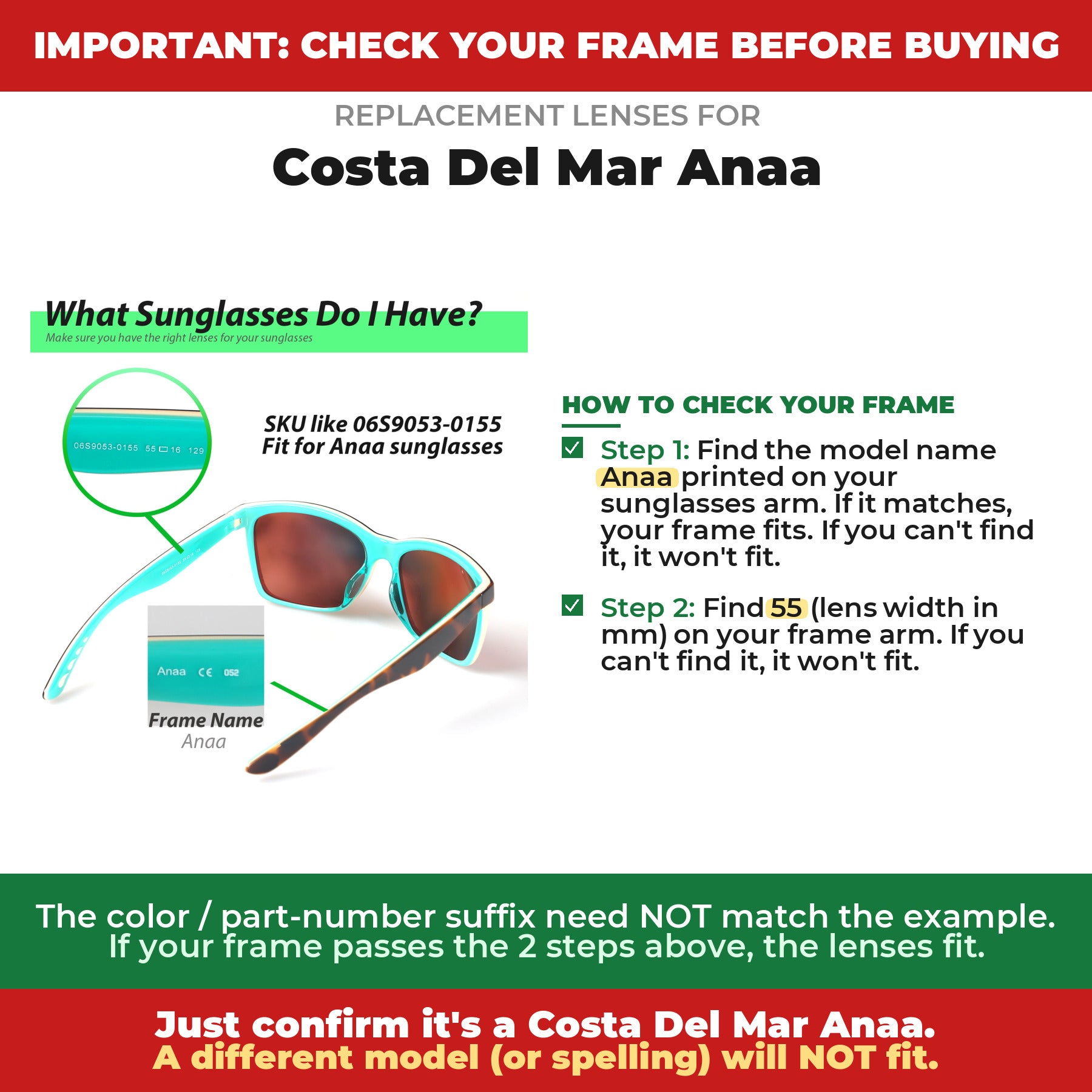 Verify your Costa Del Mar Anaa frame##shared