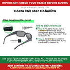 Verify your Costa Del Mar Caballito frame##shared