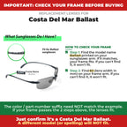 Verify your Costa Del Mar Ballast frame##shared