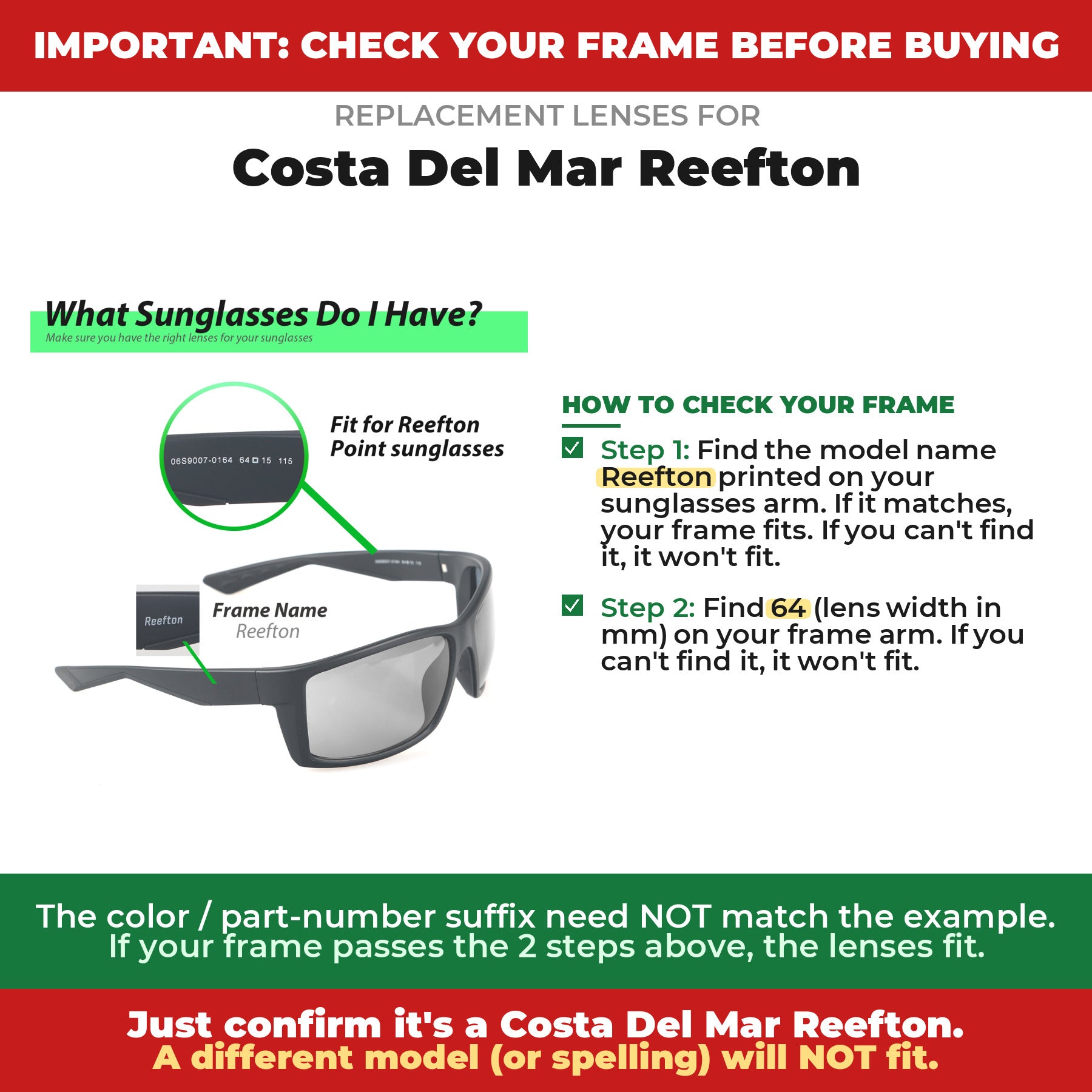 Verify your Costa Del Mar Reefton frame##shared