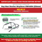 Verify your Ray-Ban Stories Wayfarer RW4004 (53mm) frame##shared