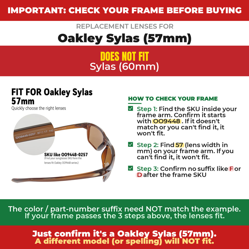 Verify your Oakley Sylas (57mm) frame##shared