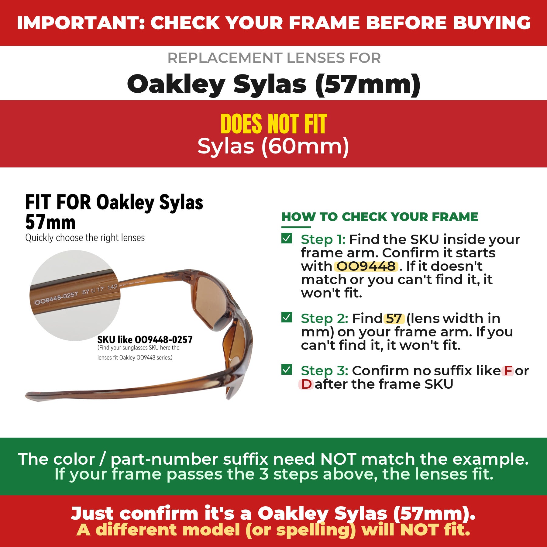 Verify your Oakley Sylas (57mm) frame##shared
