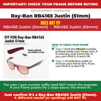 Verify your Ray-Ban RB4165 Justin (51mm) frame##shared