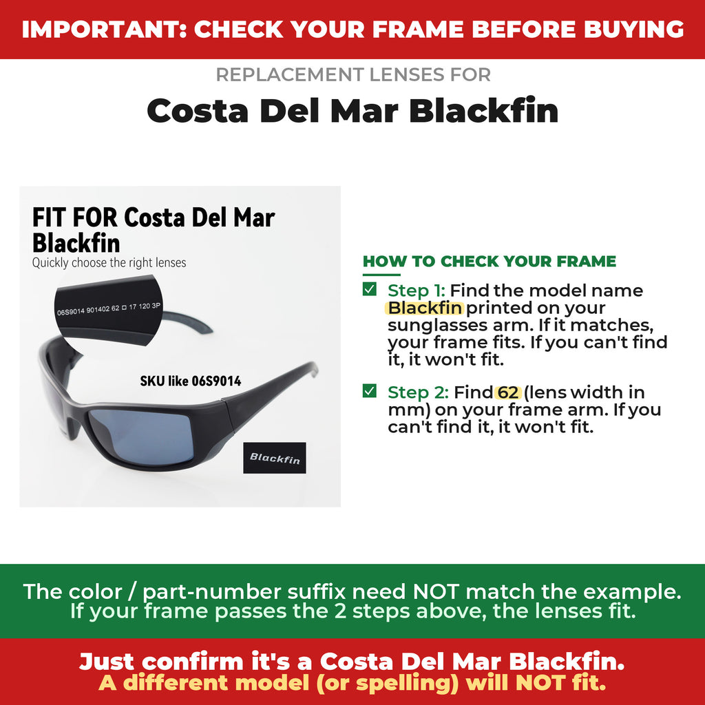 Verify your Costa Del Mar Blackfin frame##shared