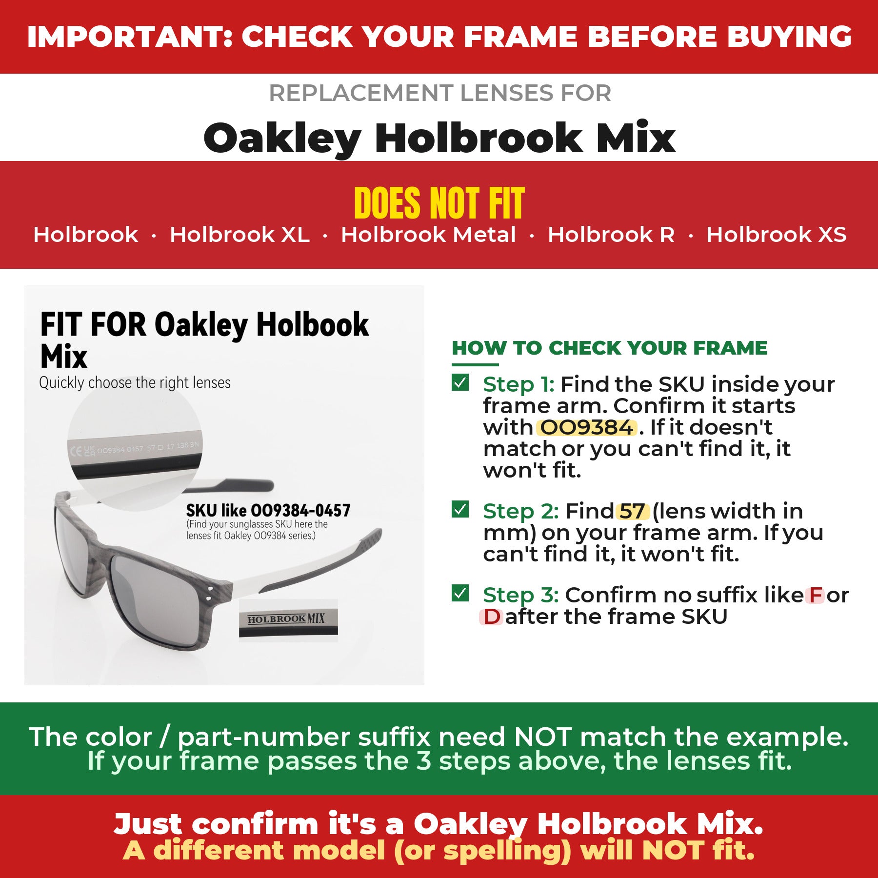 Verify your Oakley Holbrook Mix frame##shared