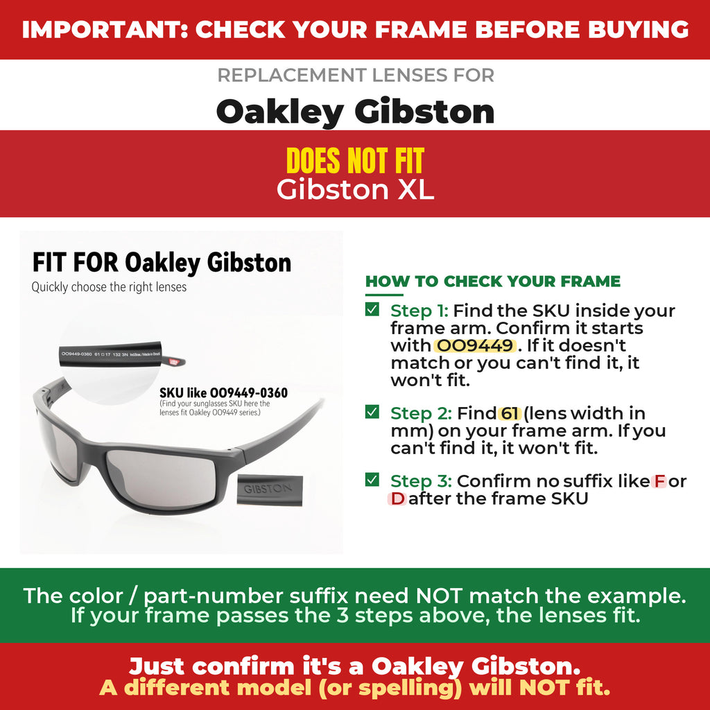Verify your Oakley Gibston frame##shared