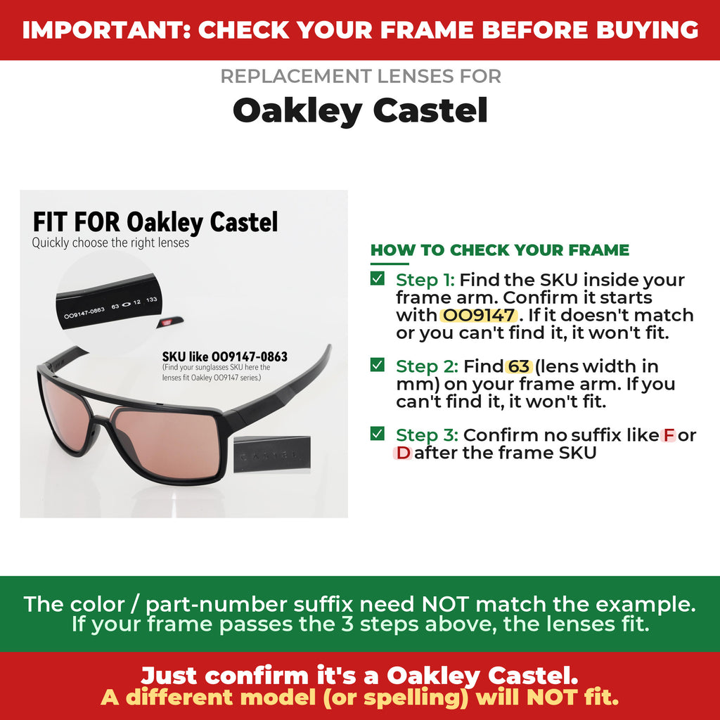 Verify your Oakley Castel frame##shared
