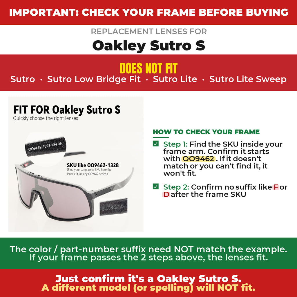 Verify your Oakley Sutro S frame##shared