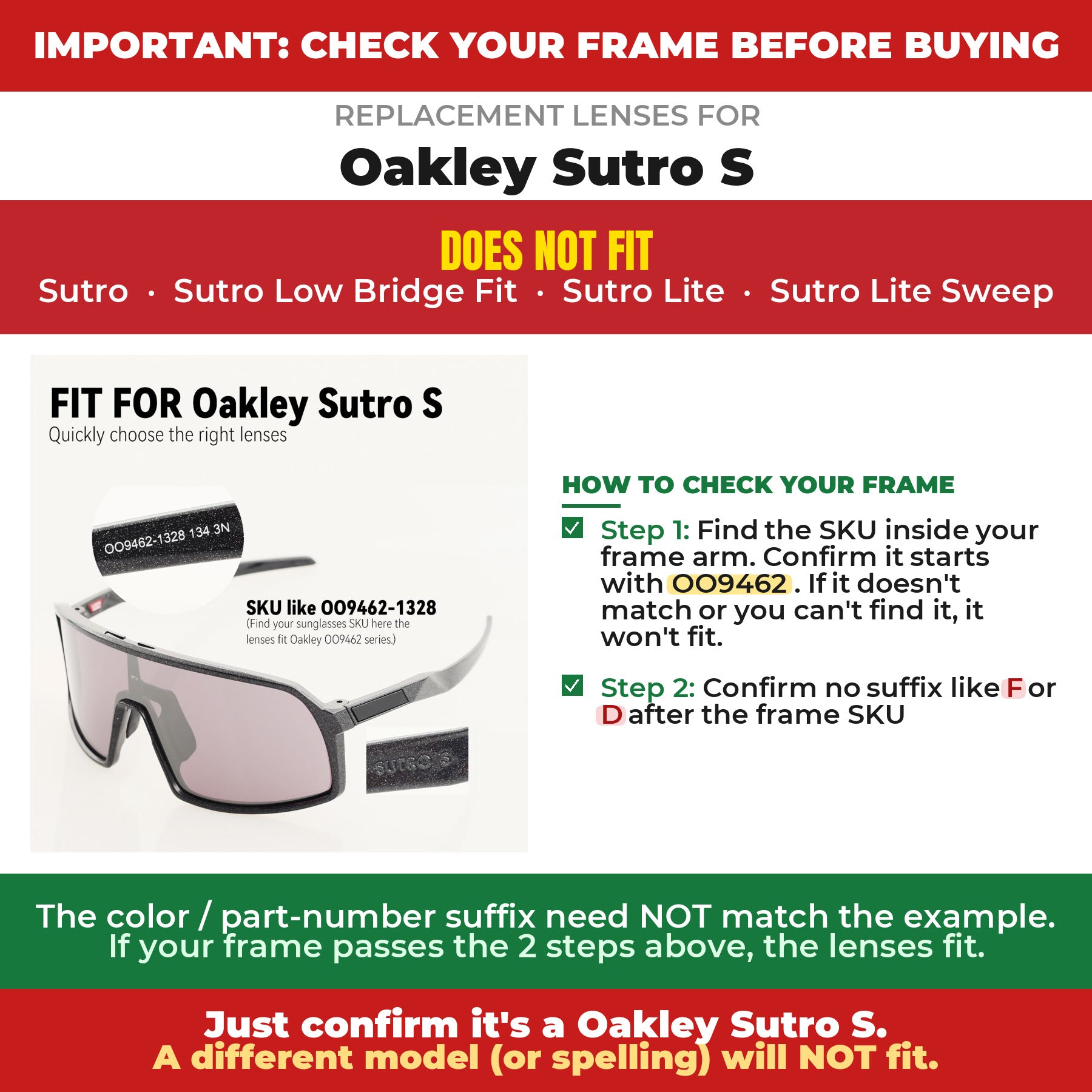 Verify your Oakley Sutro S frame##shared