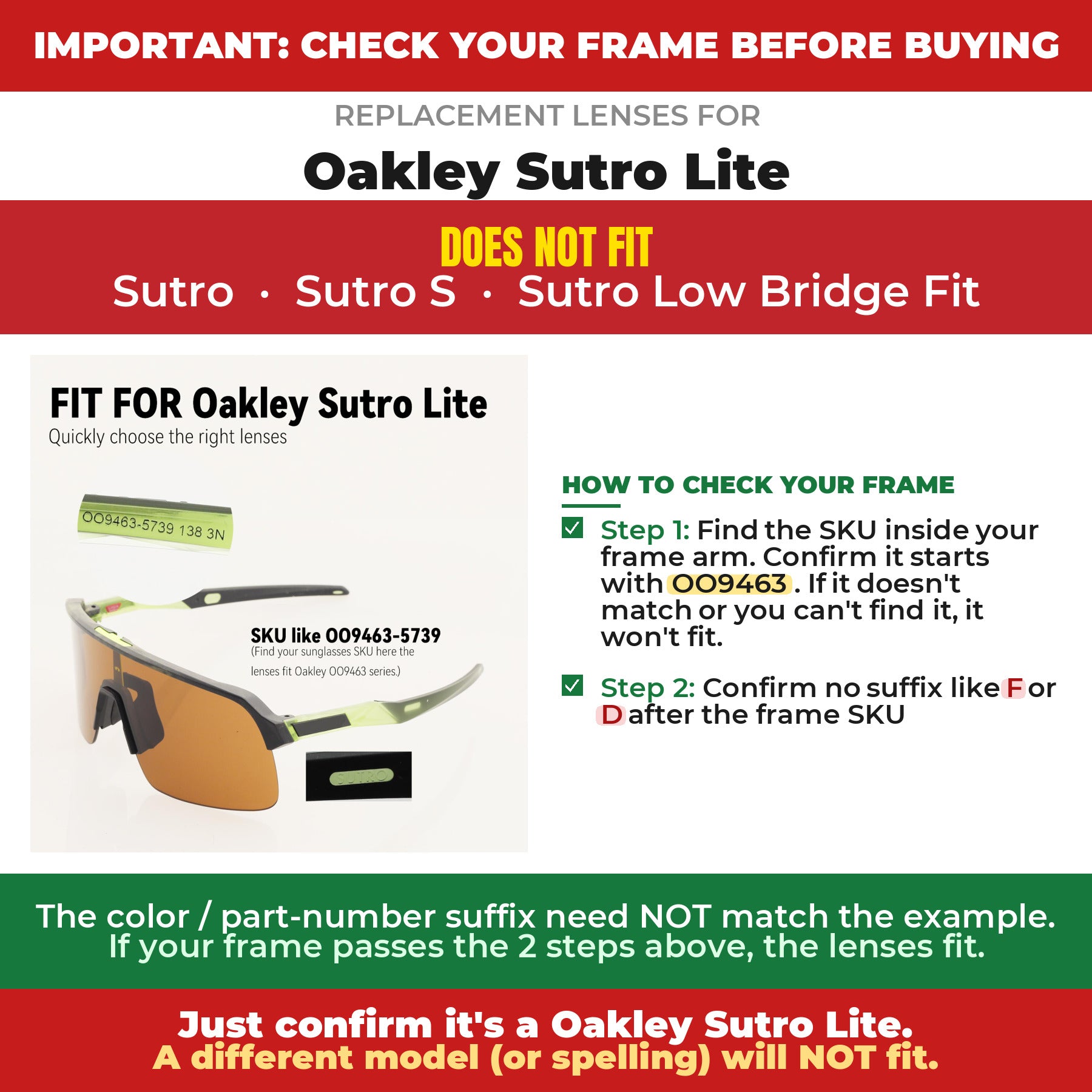 Verify your Oakley Sutro Lite frame##shared